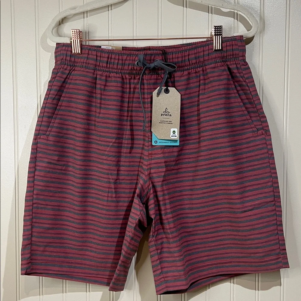 PrAna Men Medium Pull On Metric E-Waist Board Stretch 8